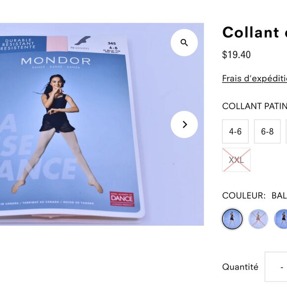 Brand New in Package Mondor Footed tights Large 2 Packs - Picture 4 of 4